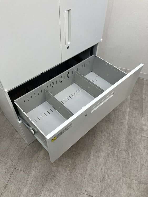 ウチダ（内田洋行）HS(ハイパーストレージ)シリーズ 両開きラテラル上下書庫 商品画像6