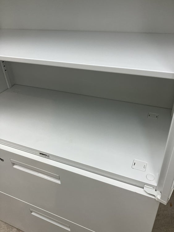 ウチダ（内田洋行）HS(ハイパーストレージ)シリーズ 両開きラテラル上下書庫 商品画像8