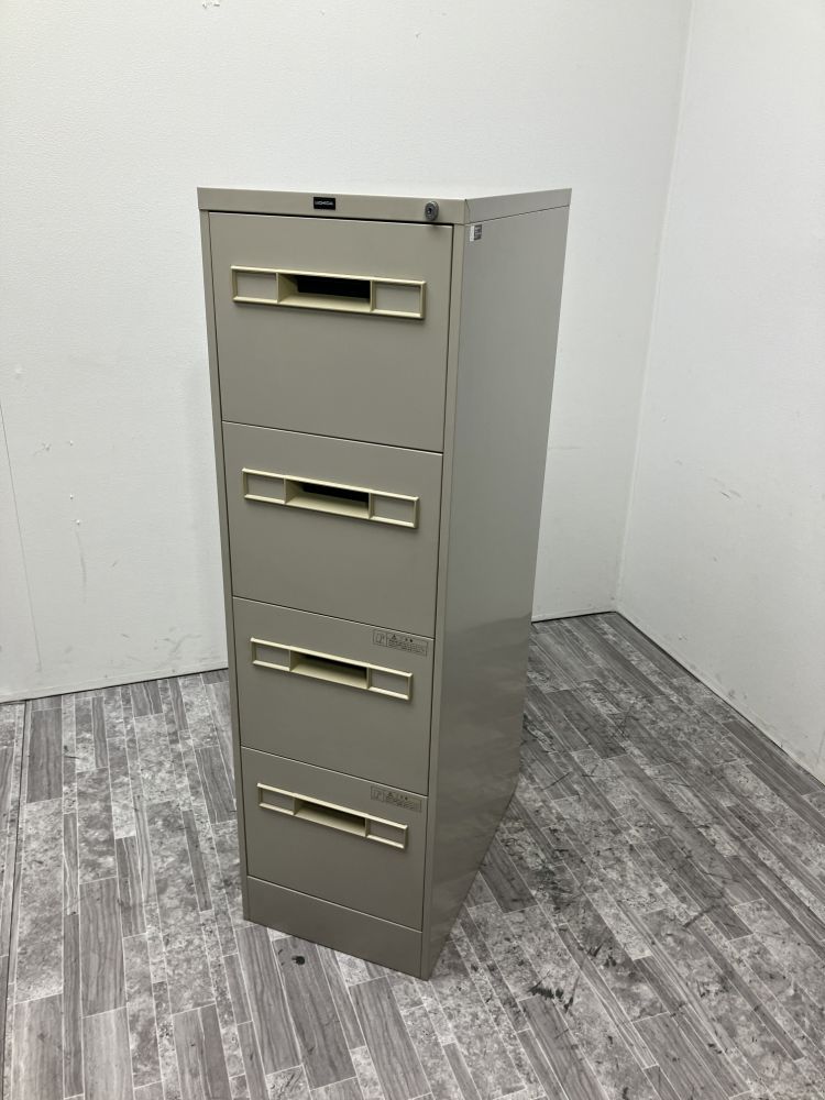 ウチダ（内田洋行）4段ファイリングキャビネット 商品画像1