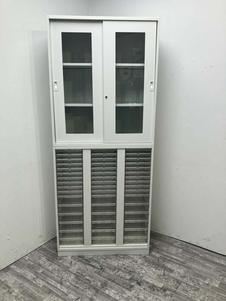 A4クリアケース・両開き上下書庫 商品画像1