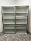 ガラス引違い書棚 商品画像1