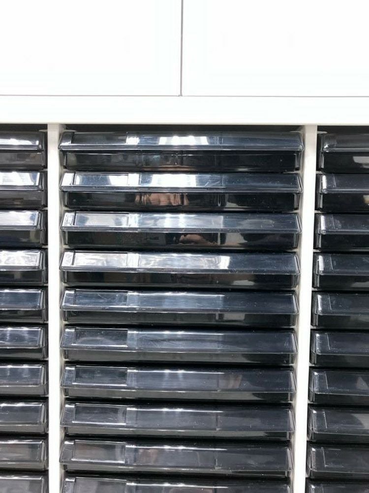 ウチダ（内田洋行）HS(ハイパーストレージ)シリーズ 両開きクリアケース上下書庫 商品画像5