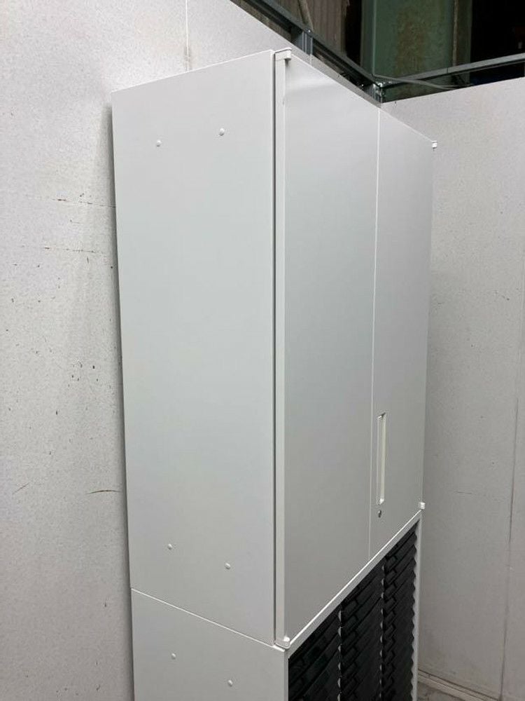 ウチダ（内田洋行）HS(ハイパーストレージ)シリーズ 両開きクリアケース上下書庫 商品画像9